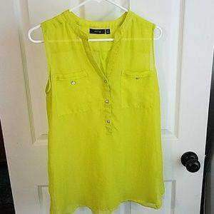 Apt. 9 Sheer Sleeveless Blouse